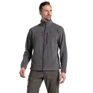Craghoppers Mens Corey Plus II Insulated Fleece Jacket / Black Pepper